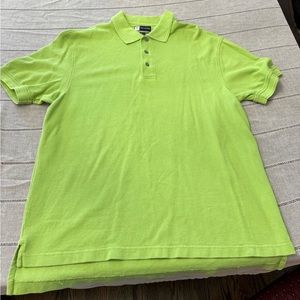Jos A Bank men’s Leadbetter golf polo lime green